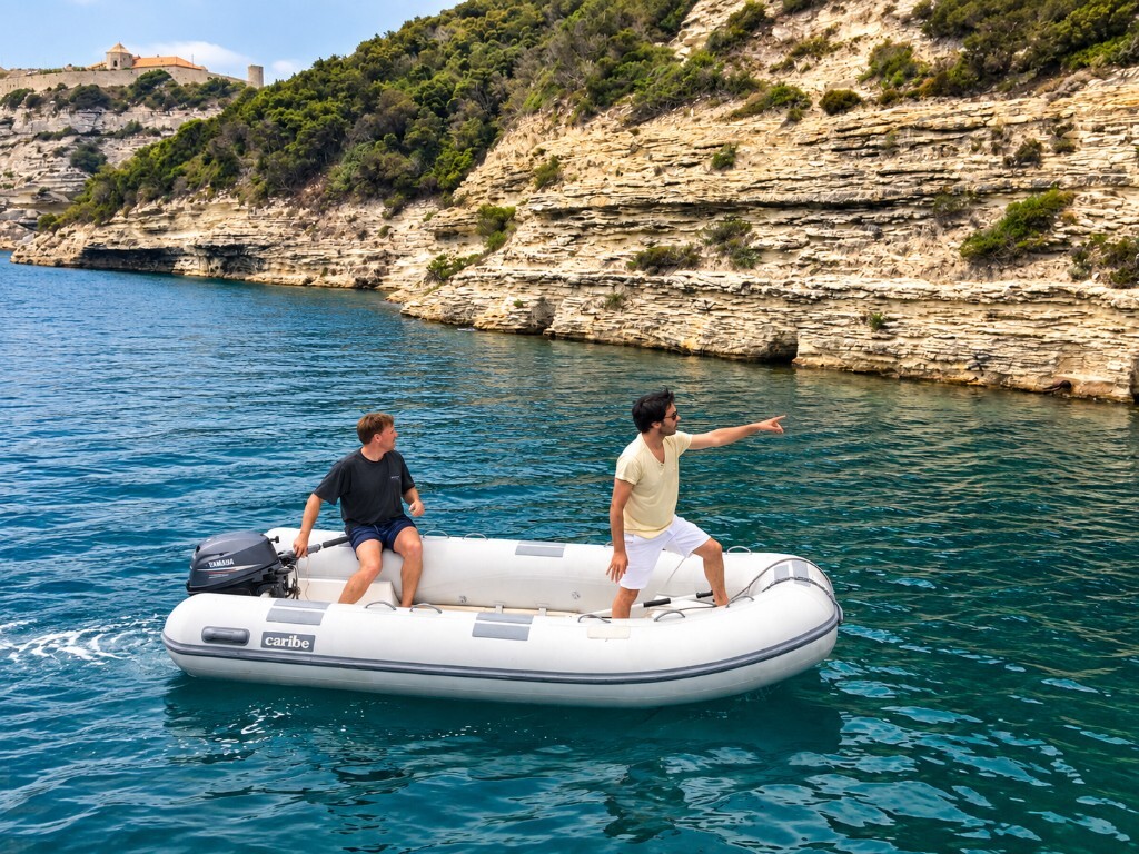 Antoine Poupel et Patrice Raby en Corse, lors du voyage des 10 ans de Corellis